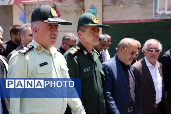 راهپیمایی جمعه خشم علیه جنایات رژیم غاصب صهیونیستی در کوهدشت