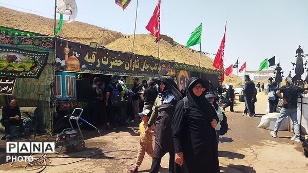 موکب جان نثاران حضرت رقیه (س)  میزبان زائران پیاده امام رضا ( ع) 