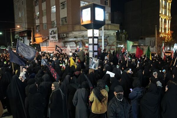 تجمع سوگواران رهبر شهید انقلاب و محکومیت حملات آمریکایی صهیونی در کهریزک