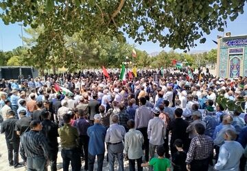 راهپیمایی جمعه خشم در کاشمر