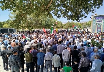 راهپیمایی جمعه خشم در کاشمر