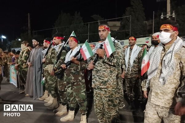 وقتی پاکدشت به میدان اقتدار آمد؛ رژه جانفدایان در قاب شکوه