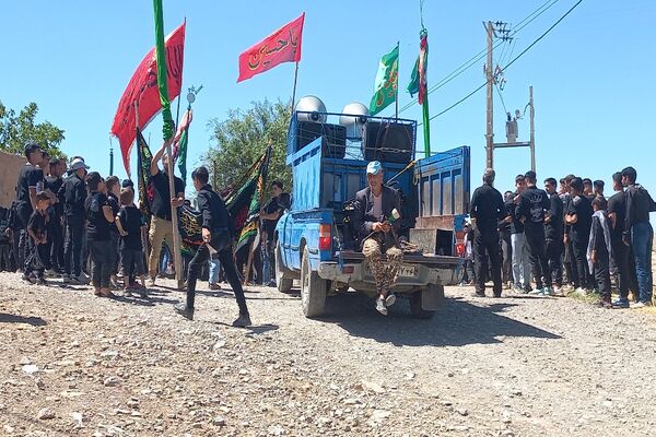 مراسم گرامیداشت تاسوعای حسینی در روستای گزکوه 