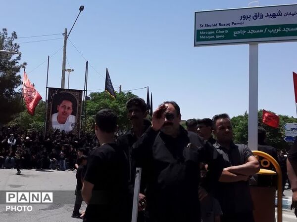 در هشتمین روز ماه محرم طنین نوای یا حسین در کوچه‌های فدافن پیچید

