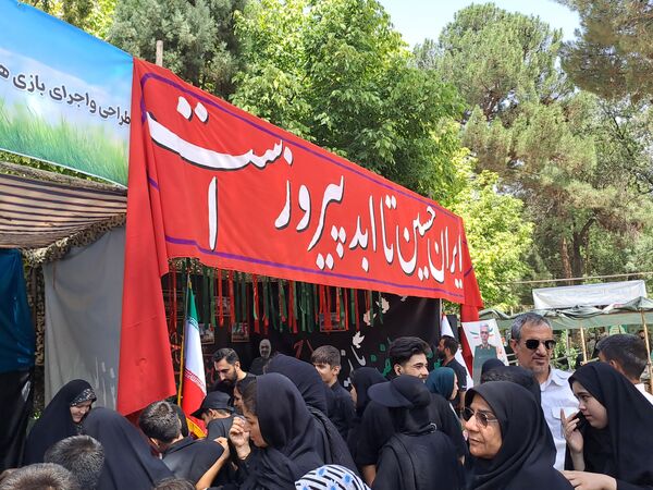 مواکب فرهنگی و پذیرایی در روز اربعین در امامزاده محروق و ابراهیم نیشابور 