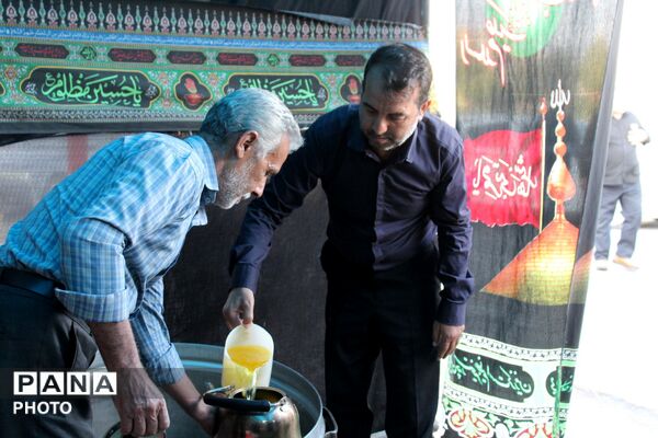 خدمت رسانی به زائران در حال برگشت از مشهد مقدس در ایستگاه صلواتی سملقان