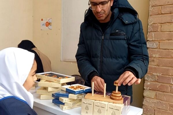 بازدید دانش‌آموزان دبستان صدیقی از آیین اختتامیه رویداد ملی دارالفنون
