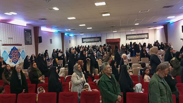 مراسم باشکوه دهه فجر و نیمه شعبان  در سالن مهر تابان نیشابور 