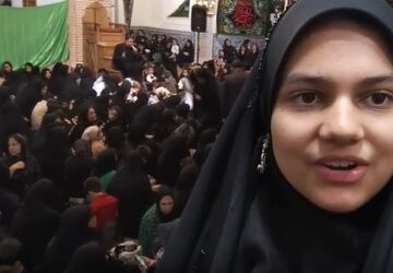پلاتو موبایلی دانش آموز خبرنگاران در همایش شیرخوارگان در جای جای نایین