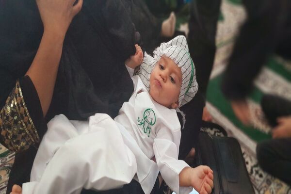 مراسم شیرخوارگان حسینی در شهرستان لنده