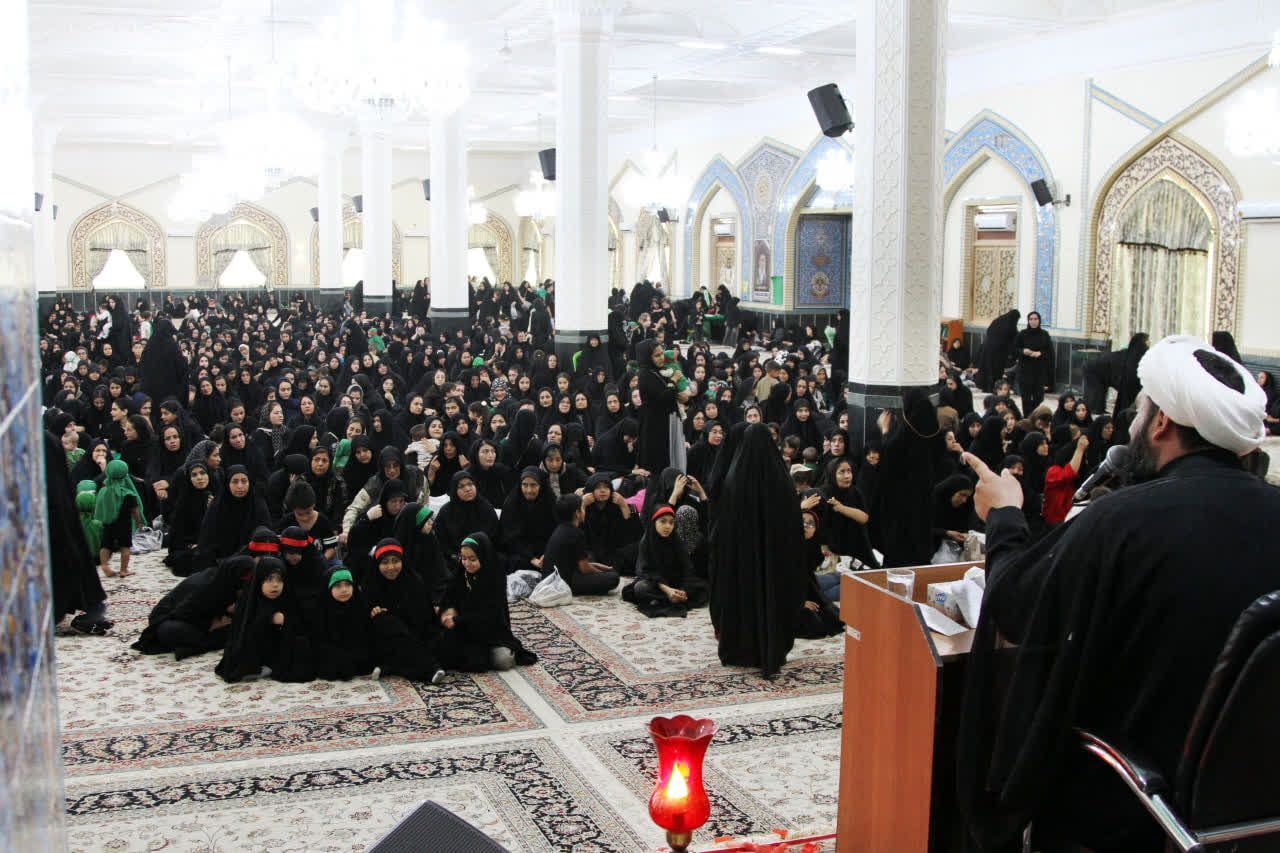 مراسم شیر خوارگان حسینی در آرامگاه شهید مدرس