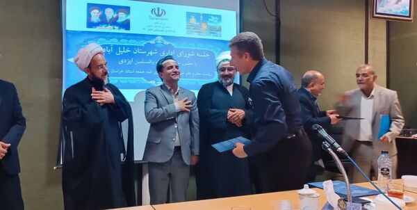 جلسه شورای اداری در شهرستان خلیل آباد