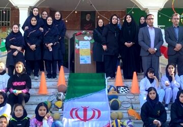 المپیاد ورزشی در مدرسه فاطمیه با حضور مسئول تربیت‌بدنی؛ گامی به‌سوی نشاط و سلامت دانش‌آموزان