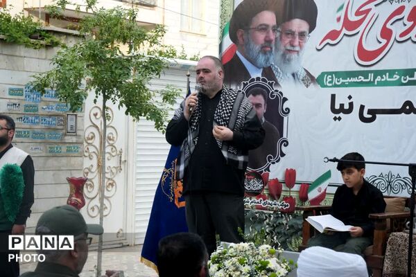 مراسم خادم الحسین شهید ابوذر رستمی‌نیا در کرج