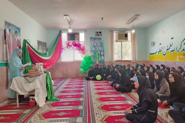 جشن باشکوه ولادت حضرت مهدی(عج) در دبیرستان آسیه رضوان