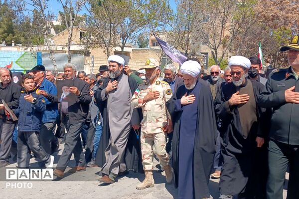 مراسم بزرگداشت چهلمین روز شهادت قائد امت در بجنورد