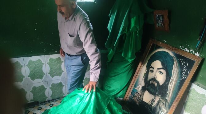 عزاداری خودرویی شهادت امام رضا(ع) از رضوان تا قدمگاه امام رضا(ع) در لاور