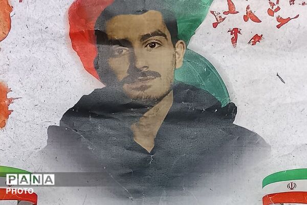 مراسم تدفین شهید محمد علی نسب در امیریه