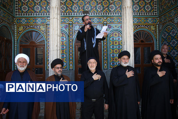 عرض تسلیت دسته‌های عزاداری سالروز شهادت امام باقر(ع) به کریمه اهل بیت