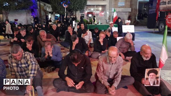 طنین نوای ماتم در قلب نیشابور؛ صد و بیست و ششمین شب سوگواری برای رهبر شهید