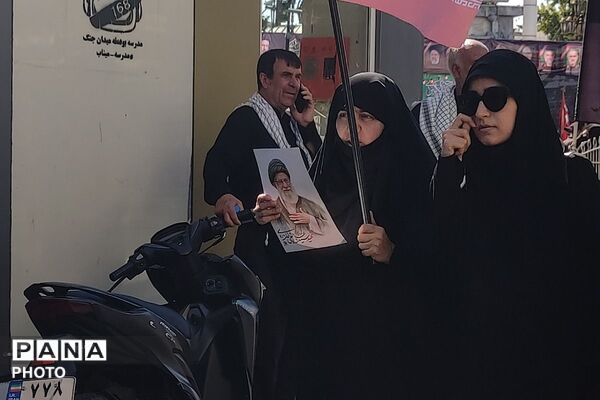  وداع با رهبر شهید در جوار بارگاه رضوی