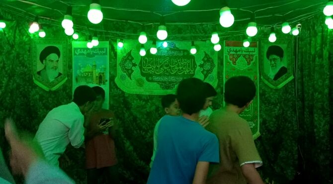 جشن کیلومتری غدیر با برپایی ۶۶ موکب در زرقان
