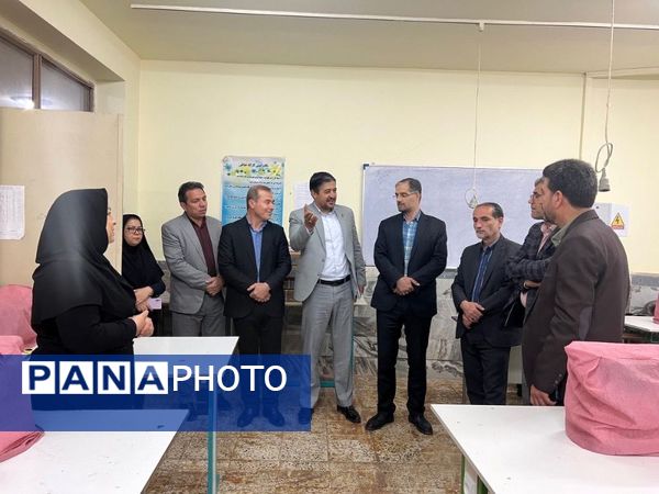 بازدید مدیر کل دفتر فنی و حرفه‌ای و کار دانش وزارت آموزش و پرورش از شهرستان سملقان