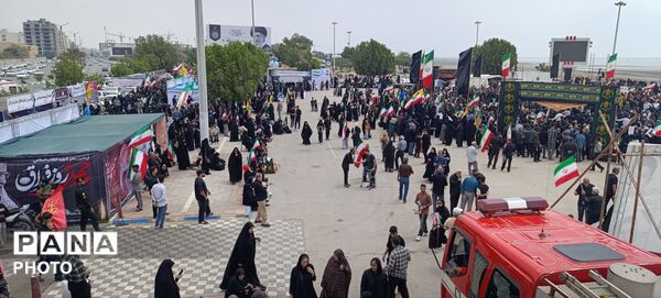 بندرعباس در سوگ اربعین رهبر شهید؛ تجدید پیمان با آرمان‌های امام خامنه‌ای