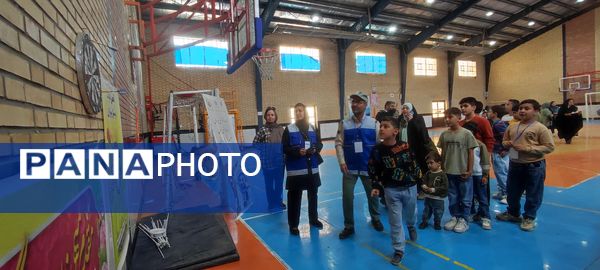 مسابقات استعدادیابی رابطین دارت در سالن زینبیه شهرستان شیروان