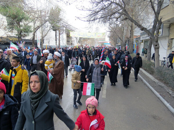 راهپیمایی روز ۲۲بهمن شهرستان بجنورد