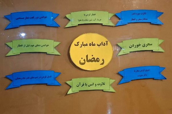 محفل انس با قرآن دبیرستان و هنرستان حدیث کساء ناحیه یک ری به مناسبت ماه مبارک رمضان