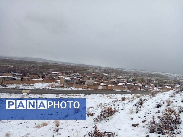 بارش برف بهاری در کوهسرخ