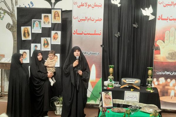 مراسم سوگواری وفات حضرت ام البنین (س) در مدارس ناحیه دو شهرری 