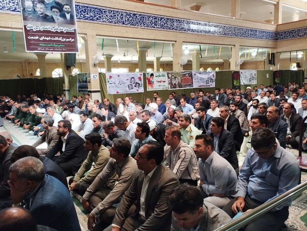  مراسم سوگواری به‌مناسبت شهادت شهدای خدمت در شهرستان چرداول