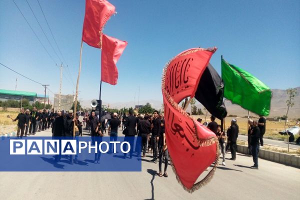 برگزاری مراسم گرامیداشت تاسوعای حسینی در شهر تیتکانلو 