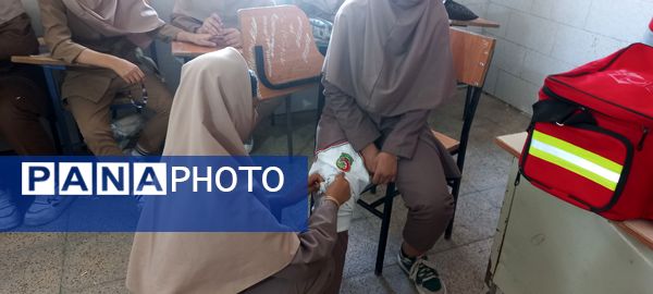 برگزاری کلاس‌های آموزشی هلال‌احمر 