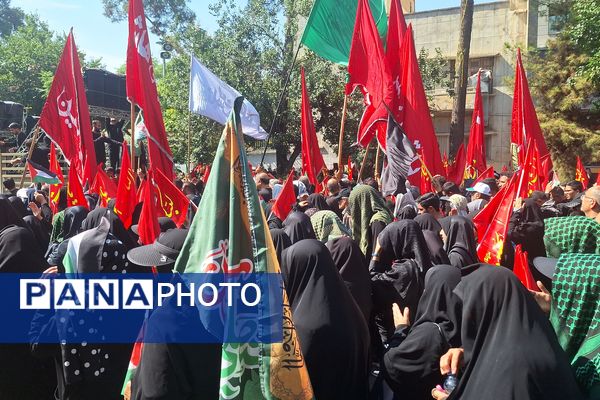 مراسم راهپیمایی جاماندگان اربعین حسینی در شیراز