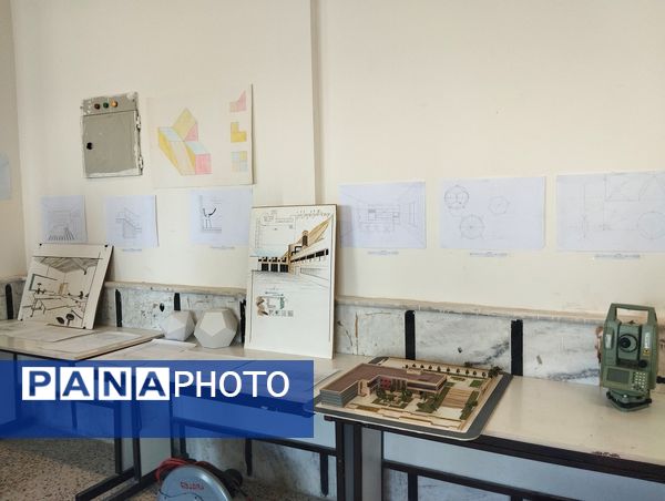 افتتاح نمایشگاه دست‌سازه‌های هنرستان خوارزمی سملقان