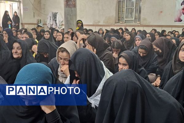 تشییع شهید گمنام در روستای ملا انبار کوهمره نودان 