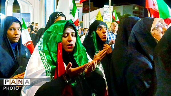 طنین فریادهای «وعده صادق ۵» در تجمع مهرورزی