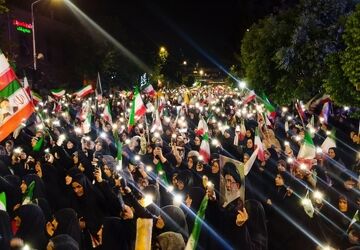 اجتماع پرخروش مردم نیشابور در حمایت از آرمان‌های انقلاب اسلامی