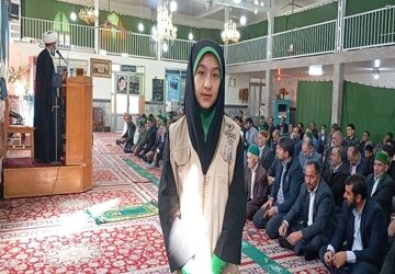 اقامه نماز جمعه در آخرین هفته ماه مبارک شعبان شهر بار نیشابور 