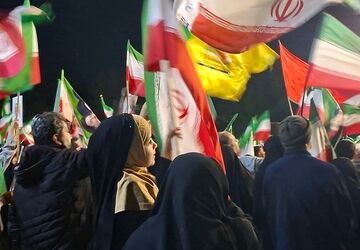  تجمعات ضد صهیونیستی در خیابان‌ها و میادین شهرری