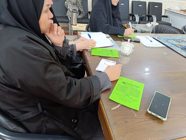 جلسه توجیهی مدیران هنرستان دخترانه با موضوع آزمون غربالگردی