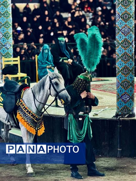 مراسم سنتی تعزیه‌خوانی در شهر ارمغان‌خانه زنجان 