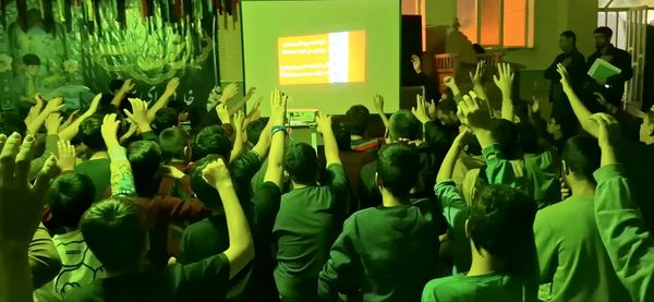 مراسم معنوی اعتکاف دانش‌آموزی در حسن‌آباد جرقویه علیا 