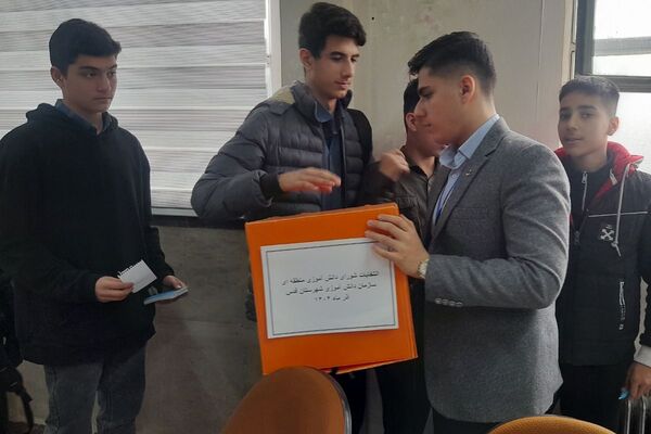 انتخابات شورای دانش آموزی منطقه ای سازمان دانش آموزی شهرستان قدس