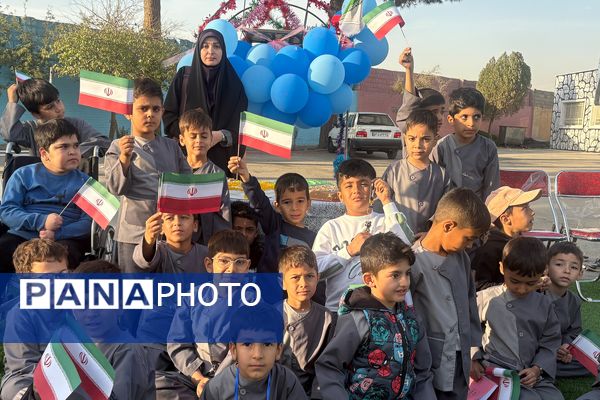 گرامیداشت روز دانش‌آموز در مدرسه روستایی  شهید بهنام محمدی