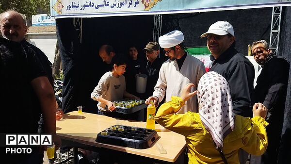 گذری بر موکب دانشگاه فرهنگیان  در پیاده روی جاماندگان اربعین حسینی نیشابور‌ 