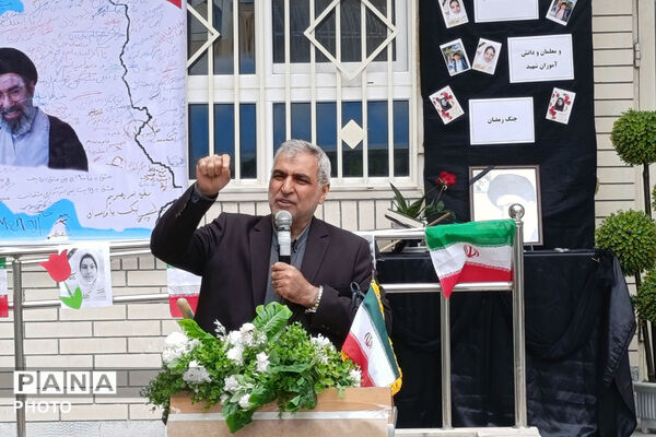 یاد شهدای دانش‌آموز مدرسه شجره طیبه میناب، پویش ملی کاشت نهال امید شهرستان بجنورد 